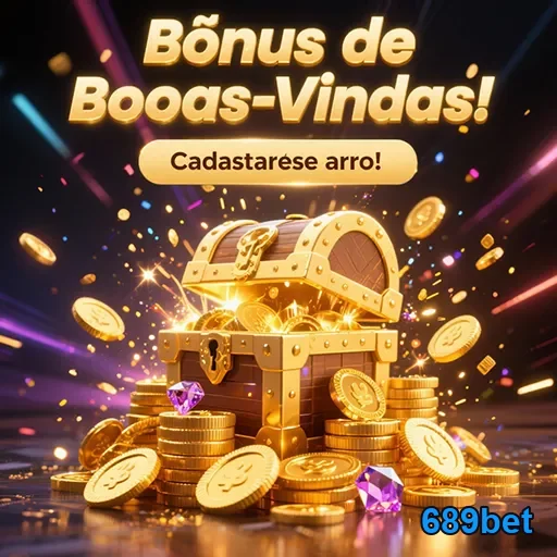 Imagem promocional do bônus de boas-vindas do site 689bet.