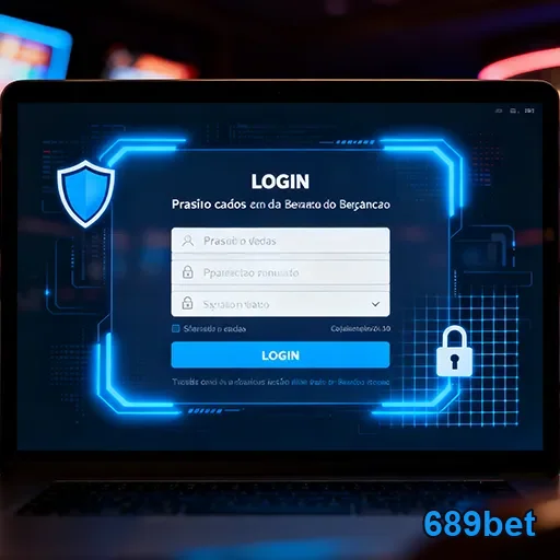 Tela de login do cassino 689bet, mostrando opções de acesso e novidades para jogadores.